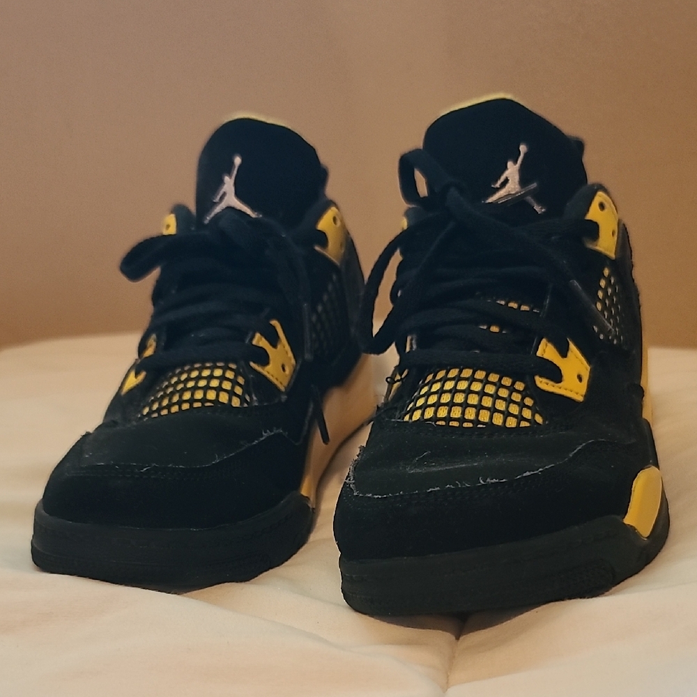 Jordan Kids Sneakers Black Yellow